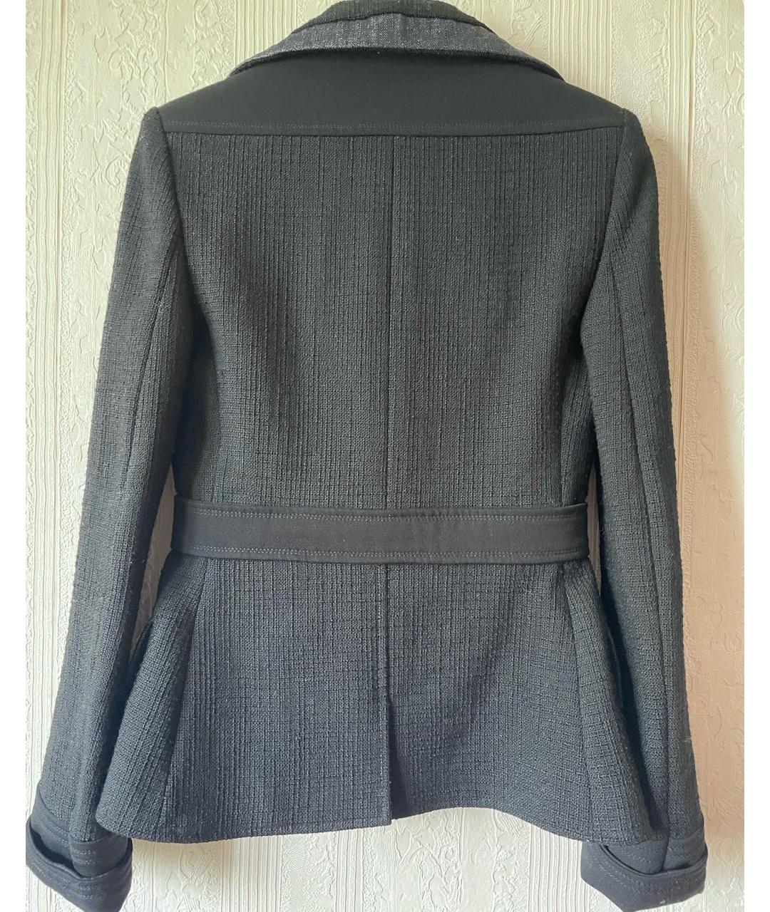 BALENCIAGA Черный шерстяной жакет/пиджак, фото 2