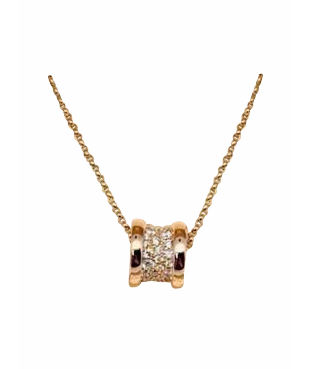 BVLGARI Золотая подвеска из розового золота, фото 1