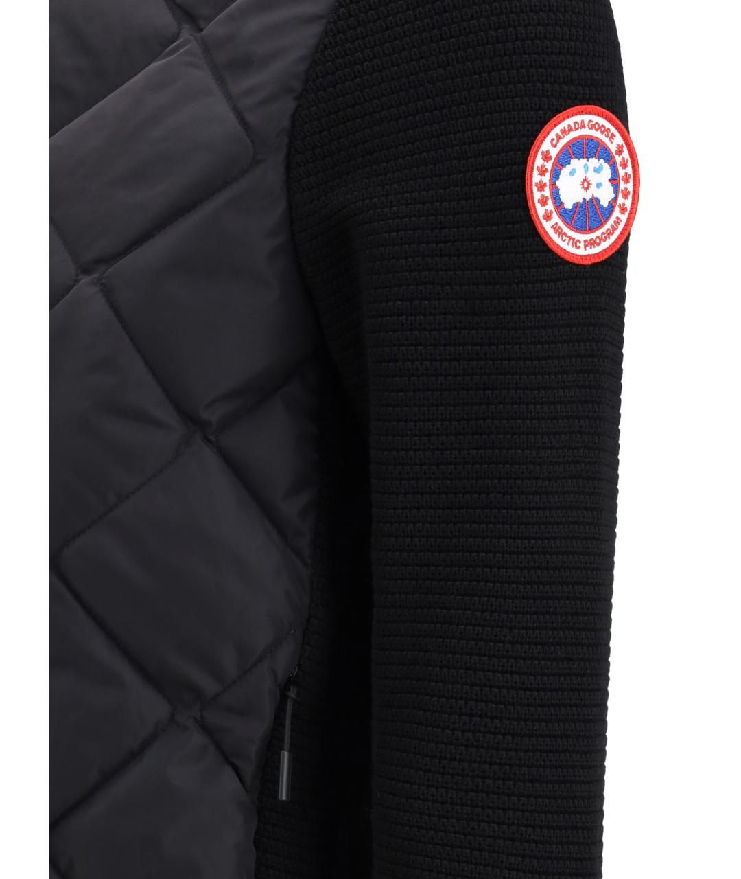 CANADA GOOSE Черная полиамидовая куртка, фото 3