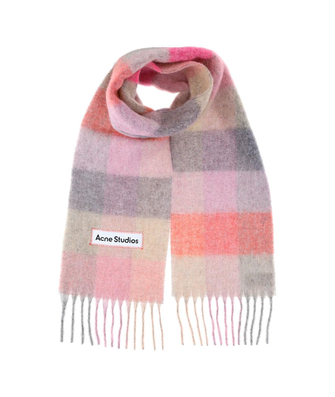 ACNE STUDIOS Мульти шерстяной шарф, фото 2
