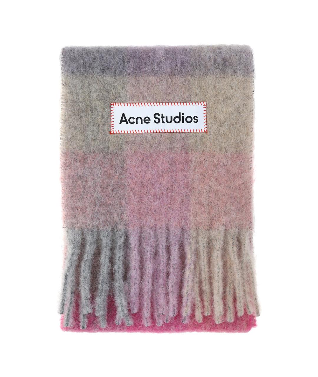 ACNE STUDIOS Мульти шерстяной шарф, фото 1