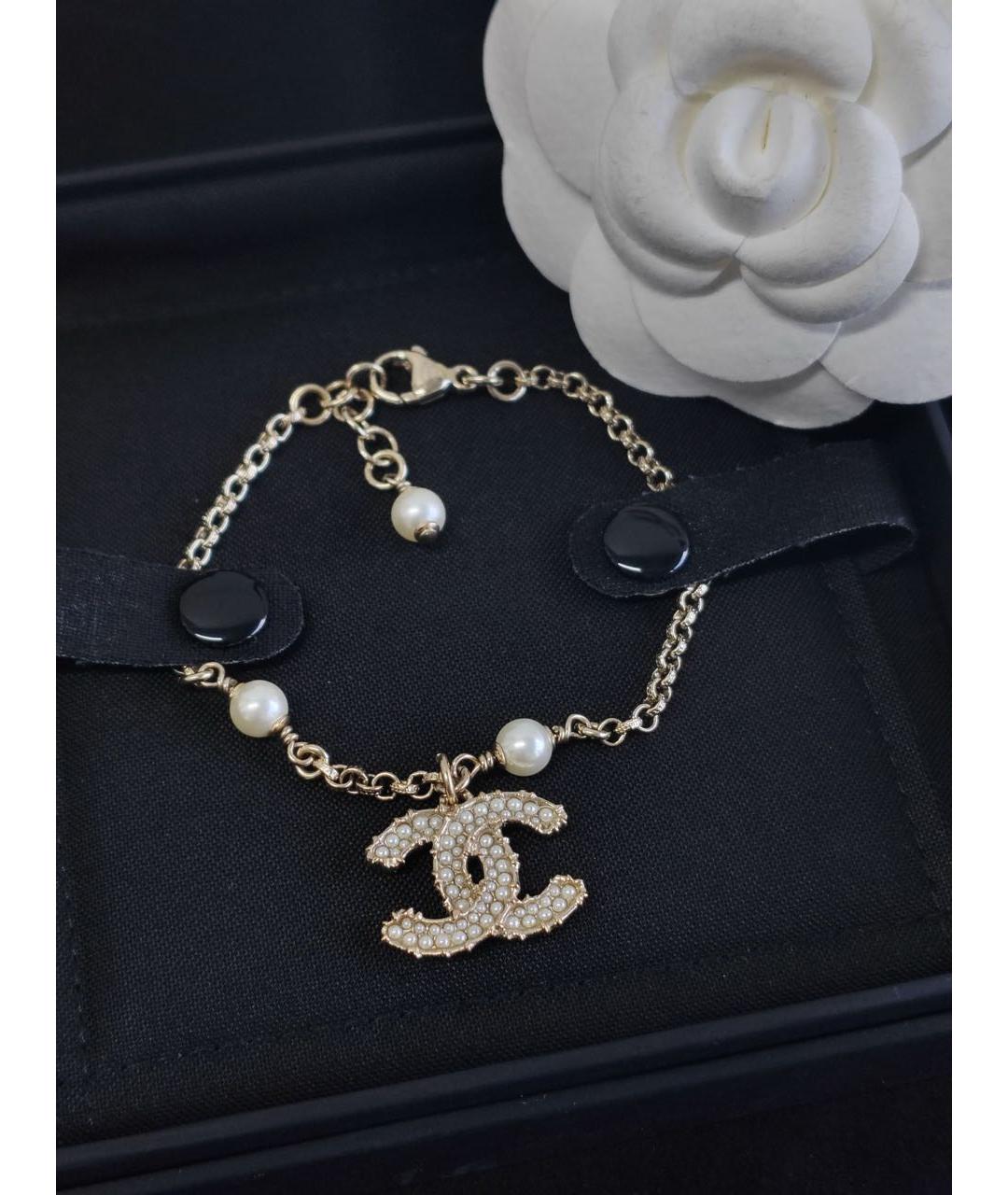 CHANEL Золотой браслет, фото 6