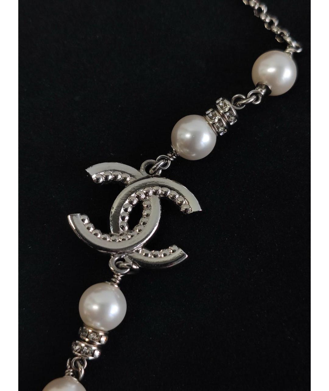 CHANEL Серебряное колье, фото 5