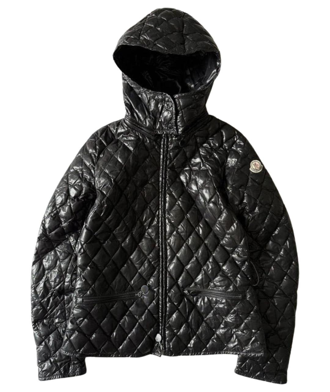 MONCLER Черная полиамидовая куртка, фото 1