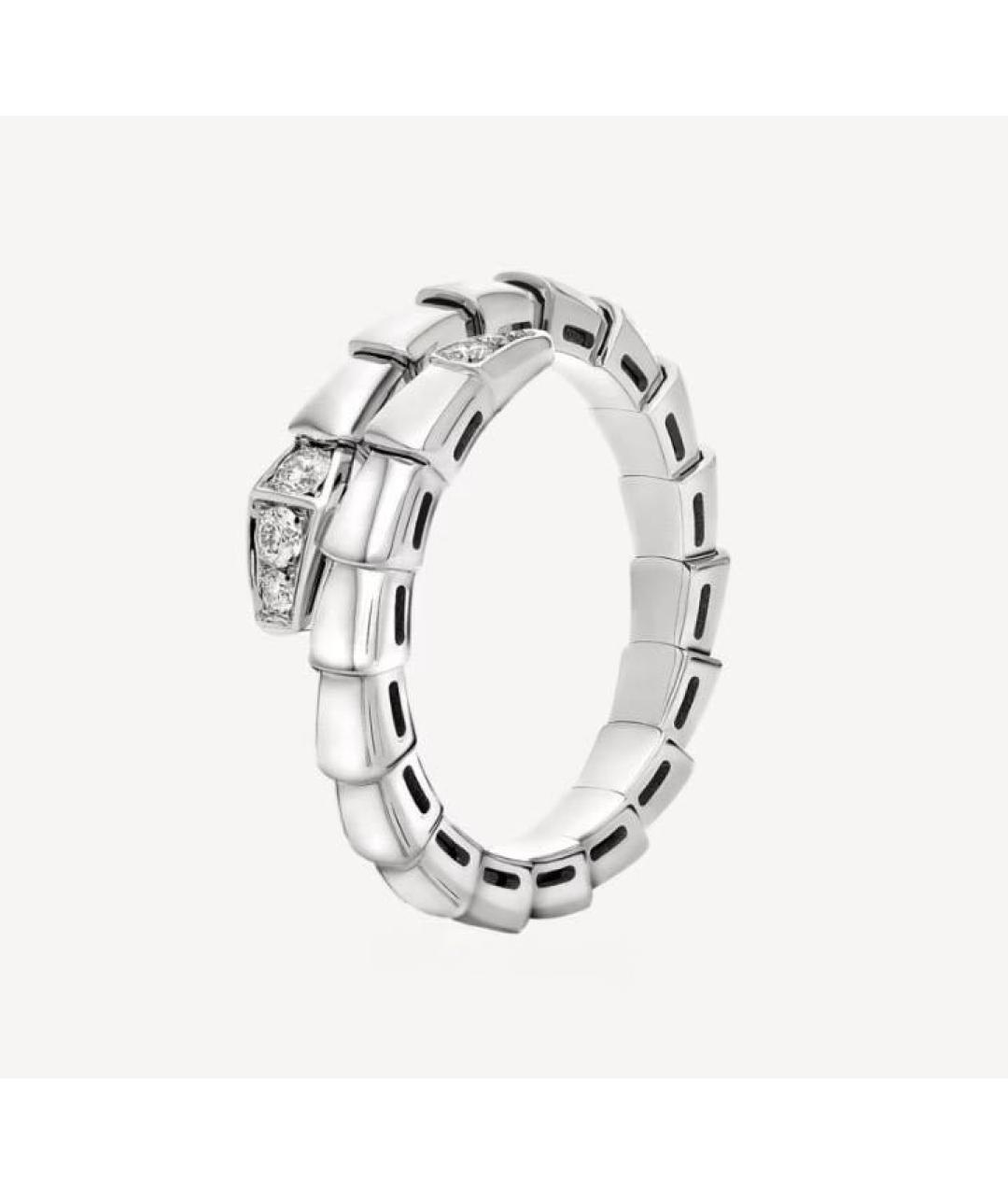 BVLGARI Белое кольцо из белого золота, фото 4
