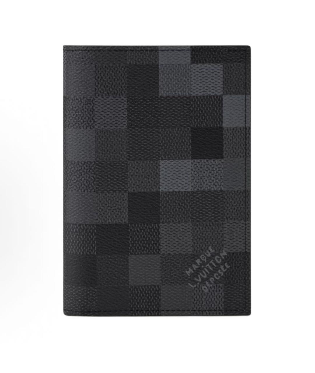 LOUIS VUITTON Черный кардхолдер, фото 5