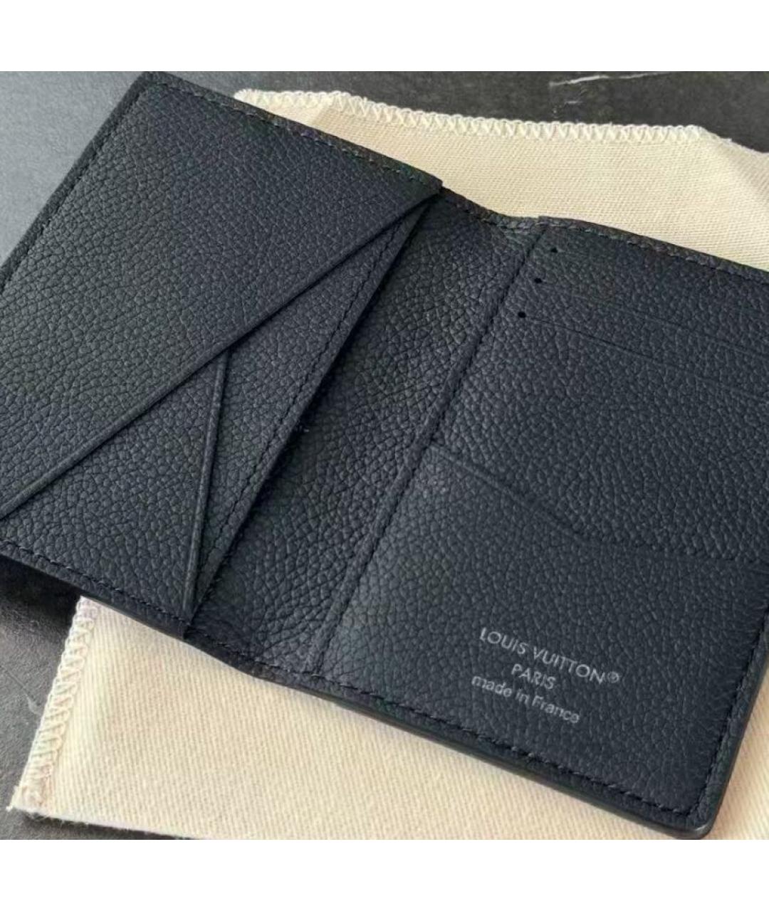 LOUIS VUITTON Черный кардхолдер, фото 4