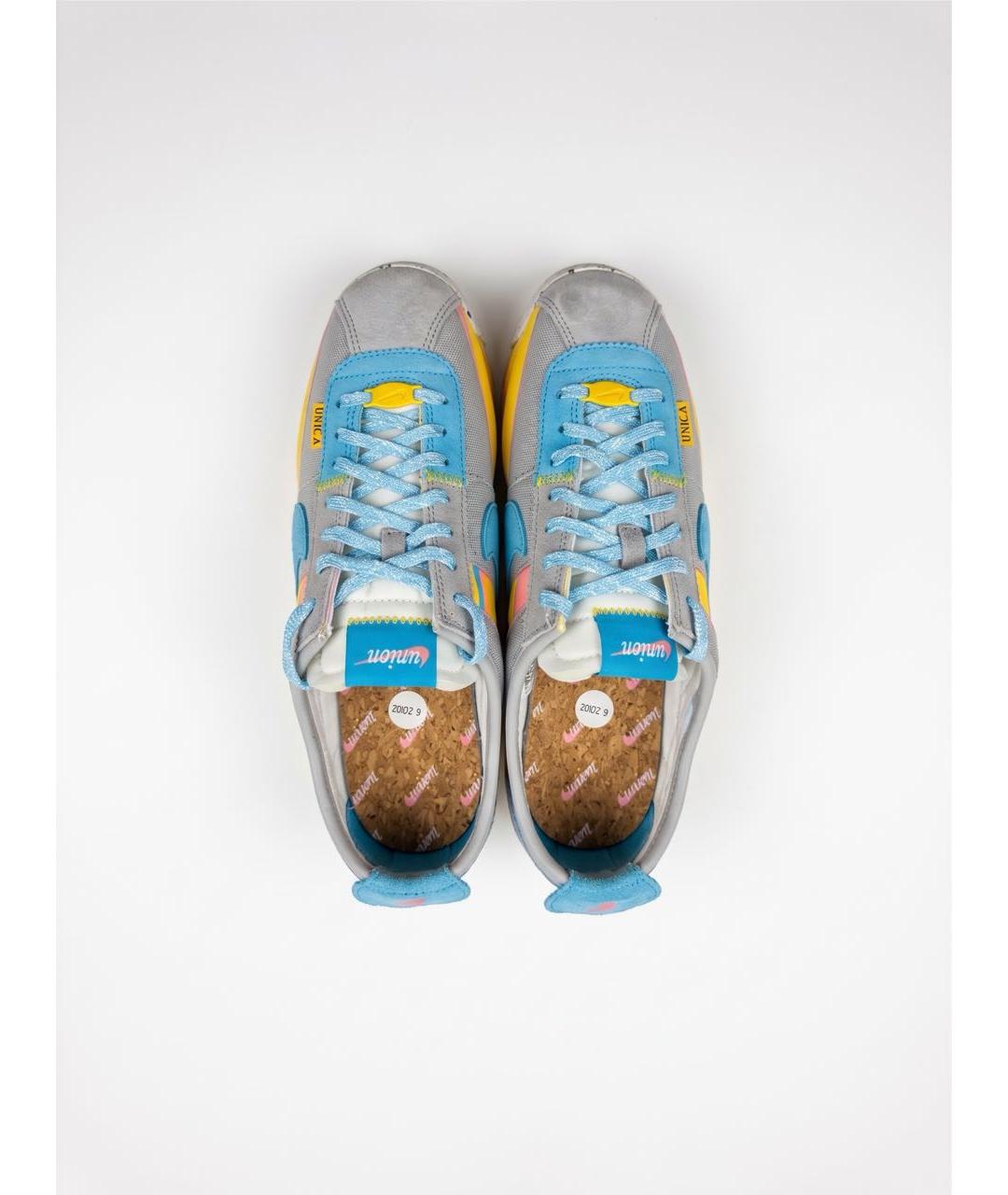 NIKE Мульти замшевые низкие кроссовки / кеды, фото 3
