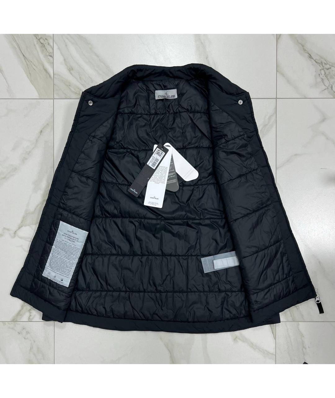 STONE ISLAND Черный жилет, фото 3