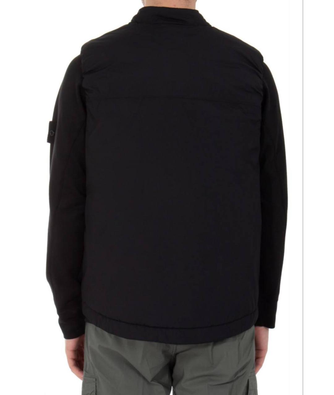 STONE ISLAND Черный жилет, фото 7