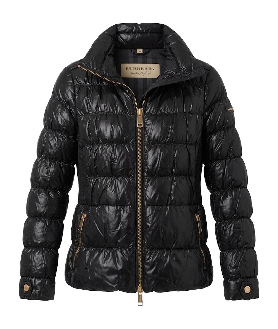 BURBERRY Черная ацетатная куртка, фото 1