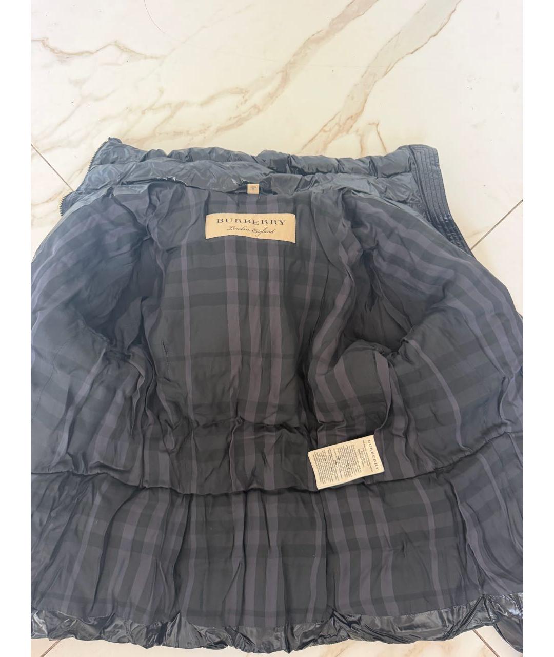 BURBERRY Черная ацетатная куртка, фото 6