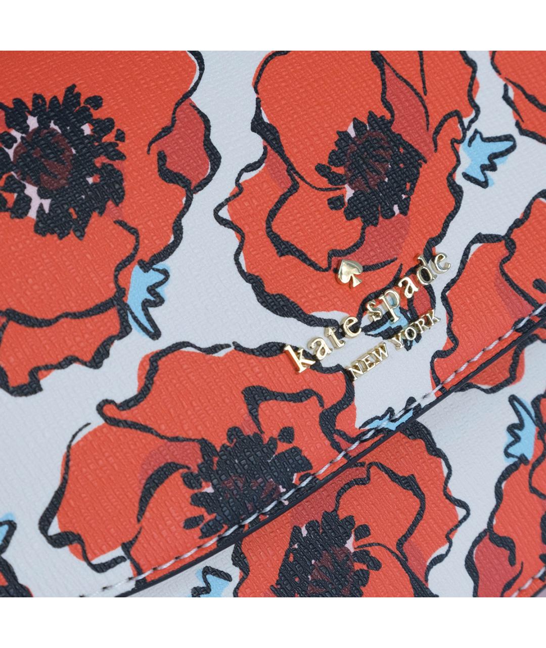 KATE SPADE Красная кожаная сумка через плечо, фото 5