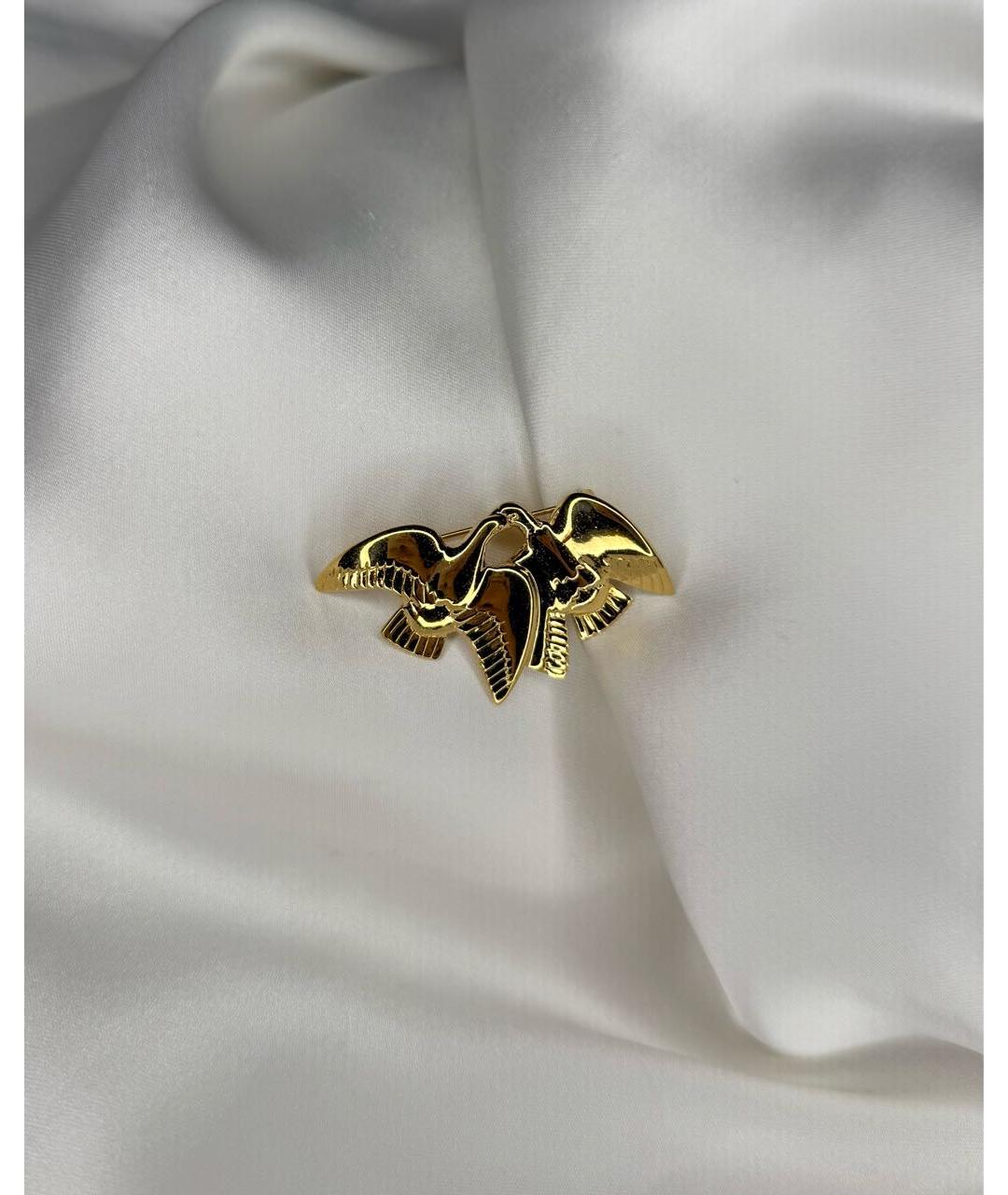 NINA RICCI Золотая булавка / брошь, фото 6