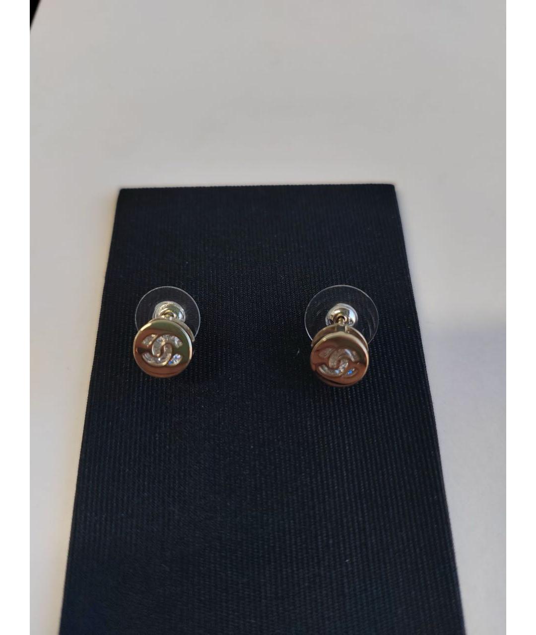 CHANEL Золотые серьги, фото 5