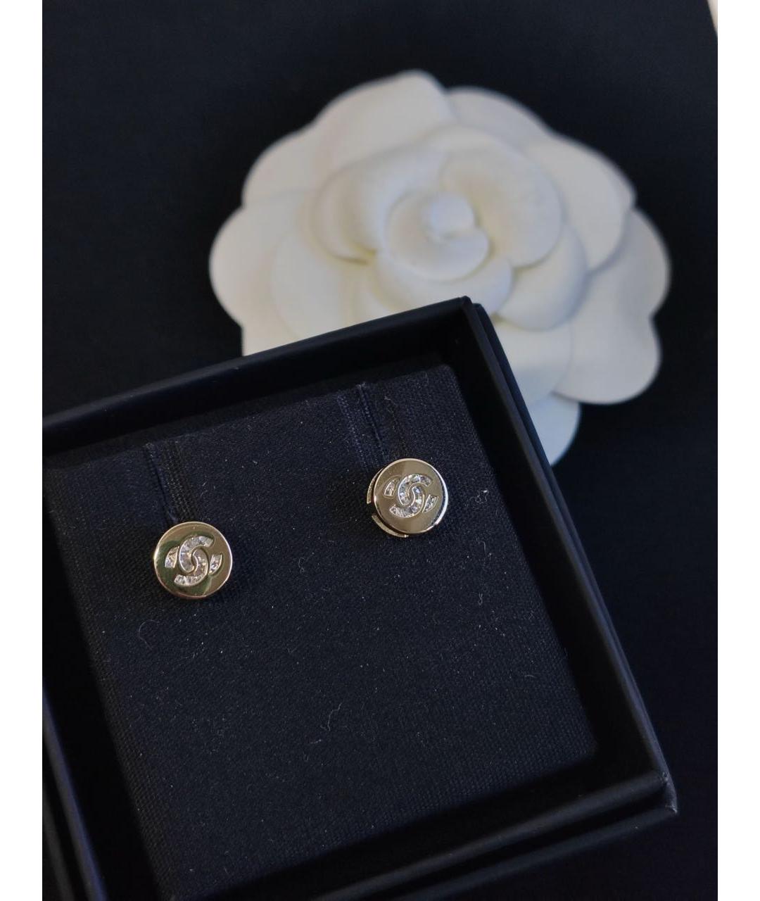 CHANEL Золотые серьги, фото 7