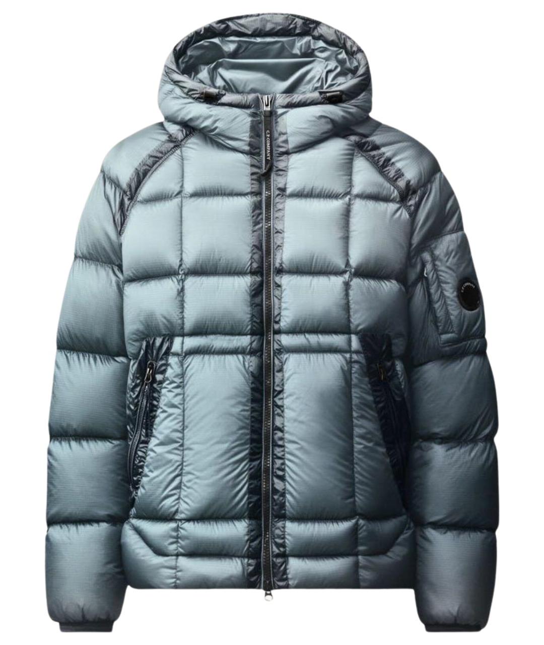 CP COMPANY Синий нейлоновый пуховик, фото 1