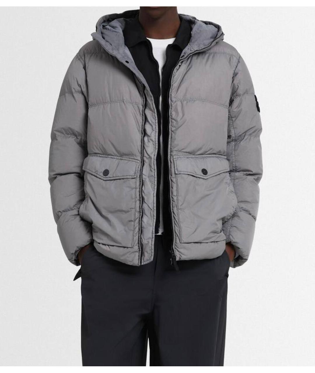 STONE ISLAND Серая куртка, фото 9