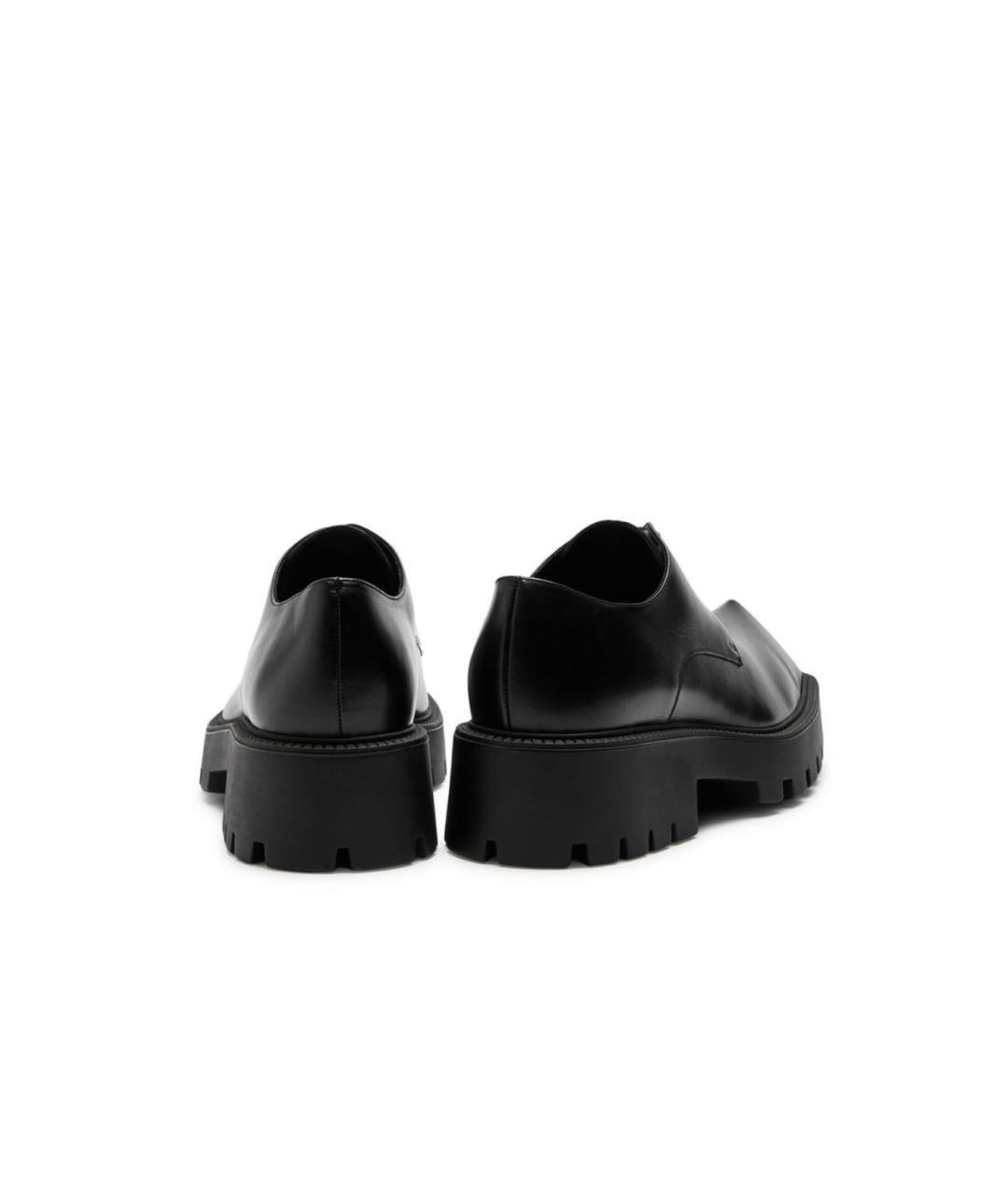 BALENCIAGA Черные кожаные туфли, фото 8