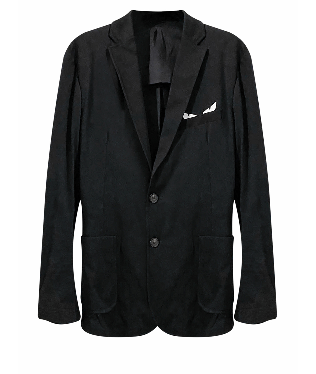 FENDI Черный хлопковый пиджак, фото 1