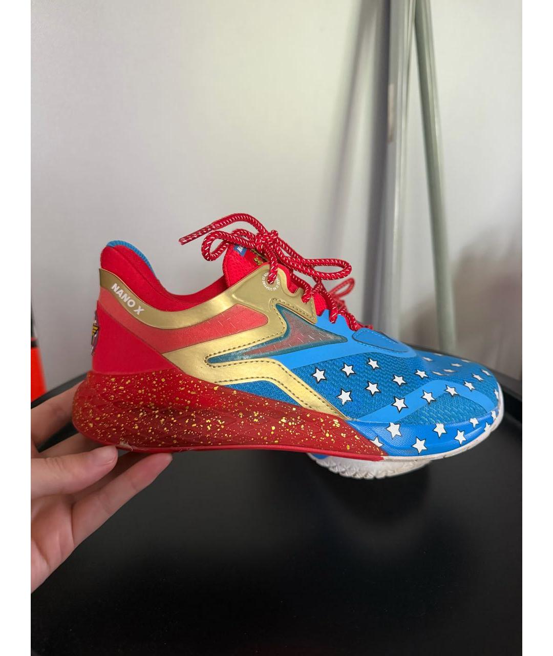 REEBOK Красные текстильные кроссовки, фото 9