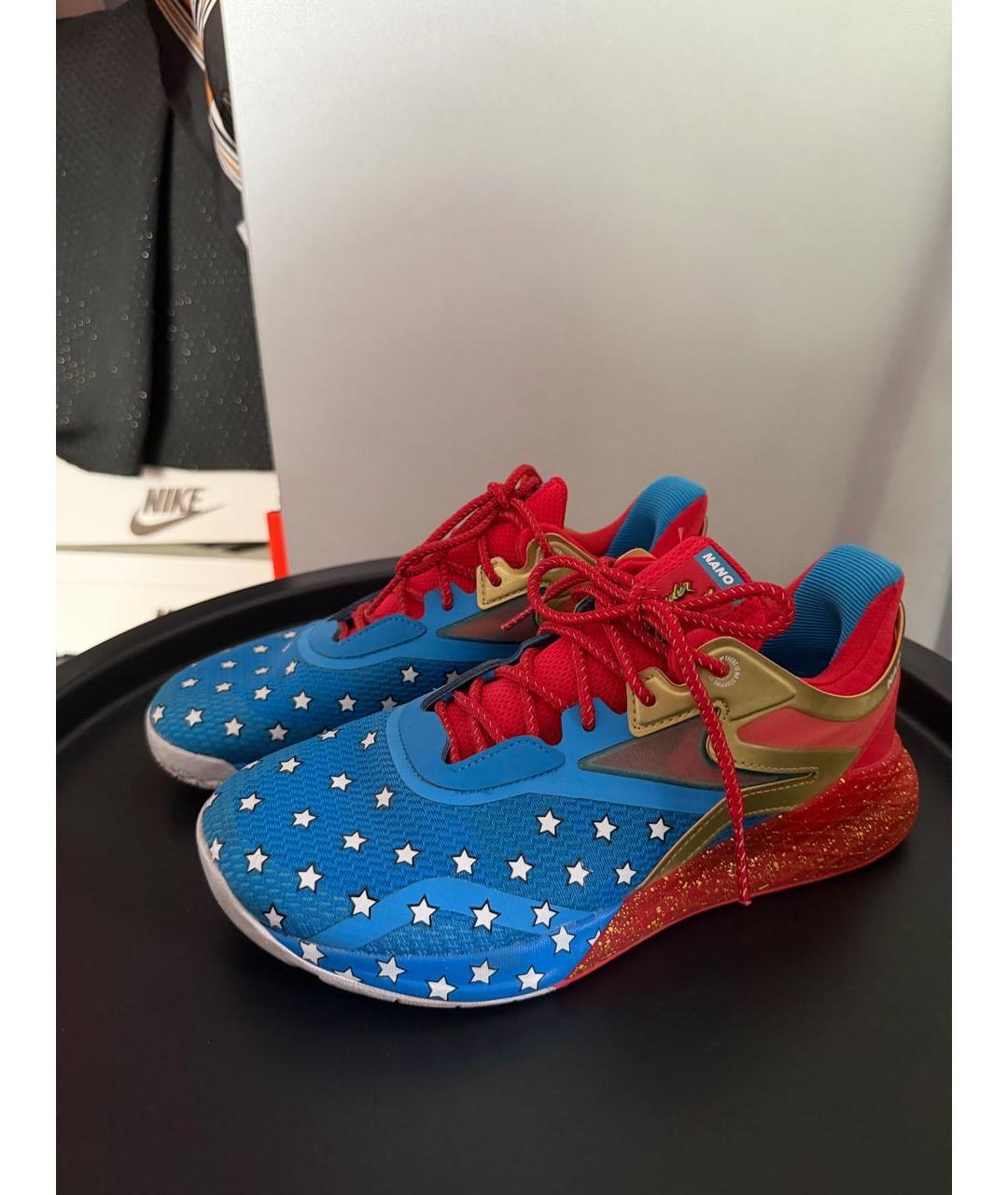REEBOK Красные текстильные кроссовки, фото 2