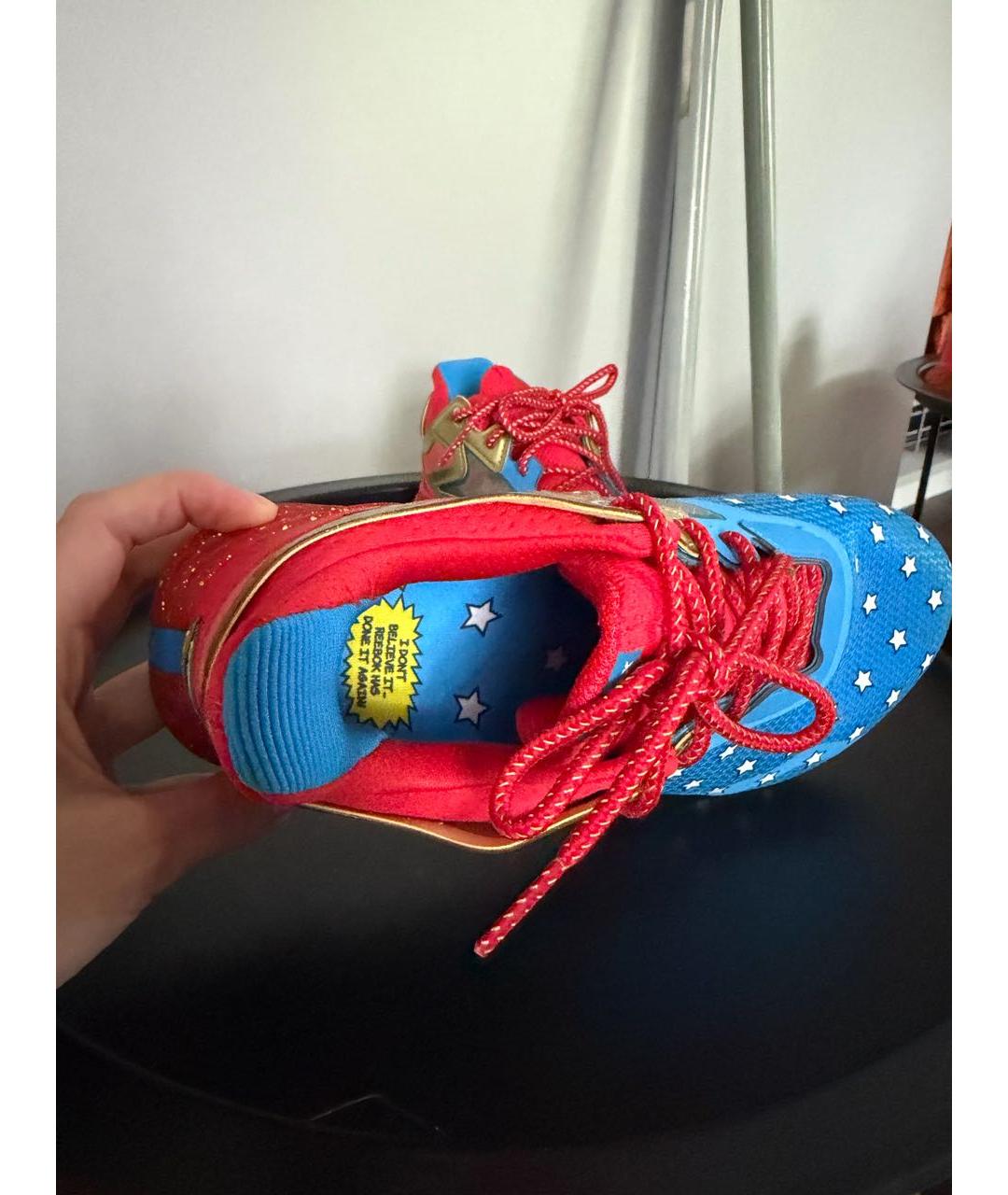 REEBOK Красные текстильные кроссовки, фото 8