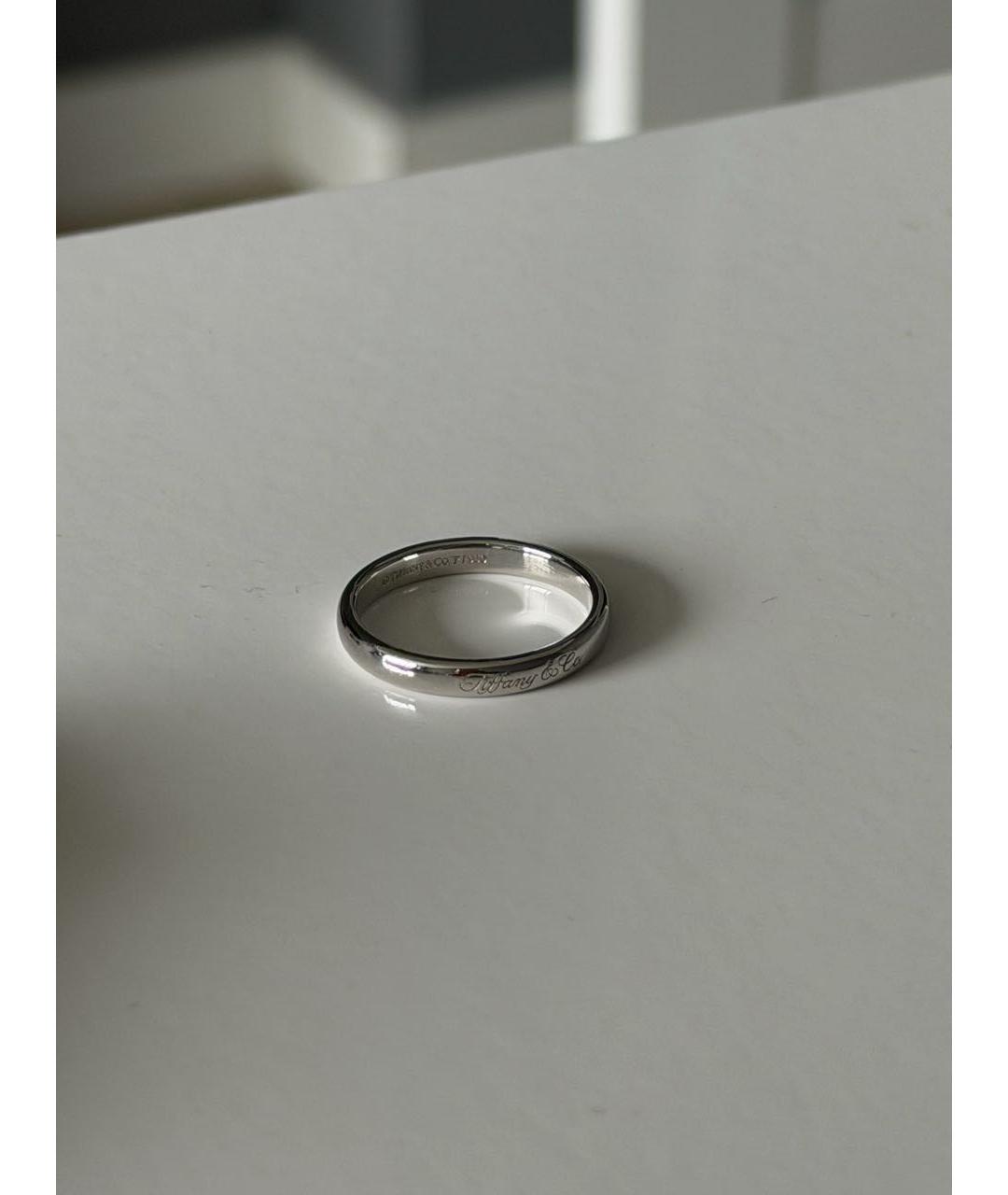 TIFFANY&CO Серебряное платиновое кольцо, фото 4