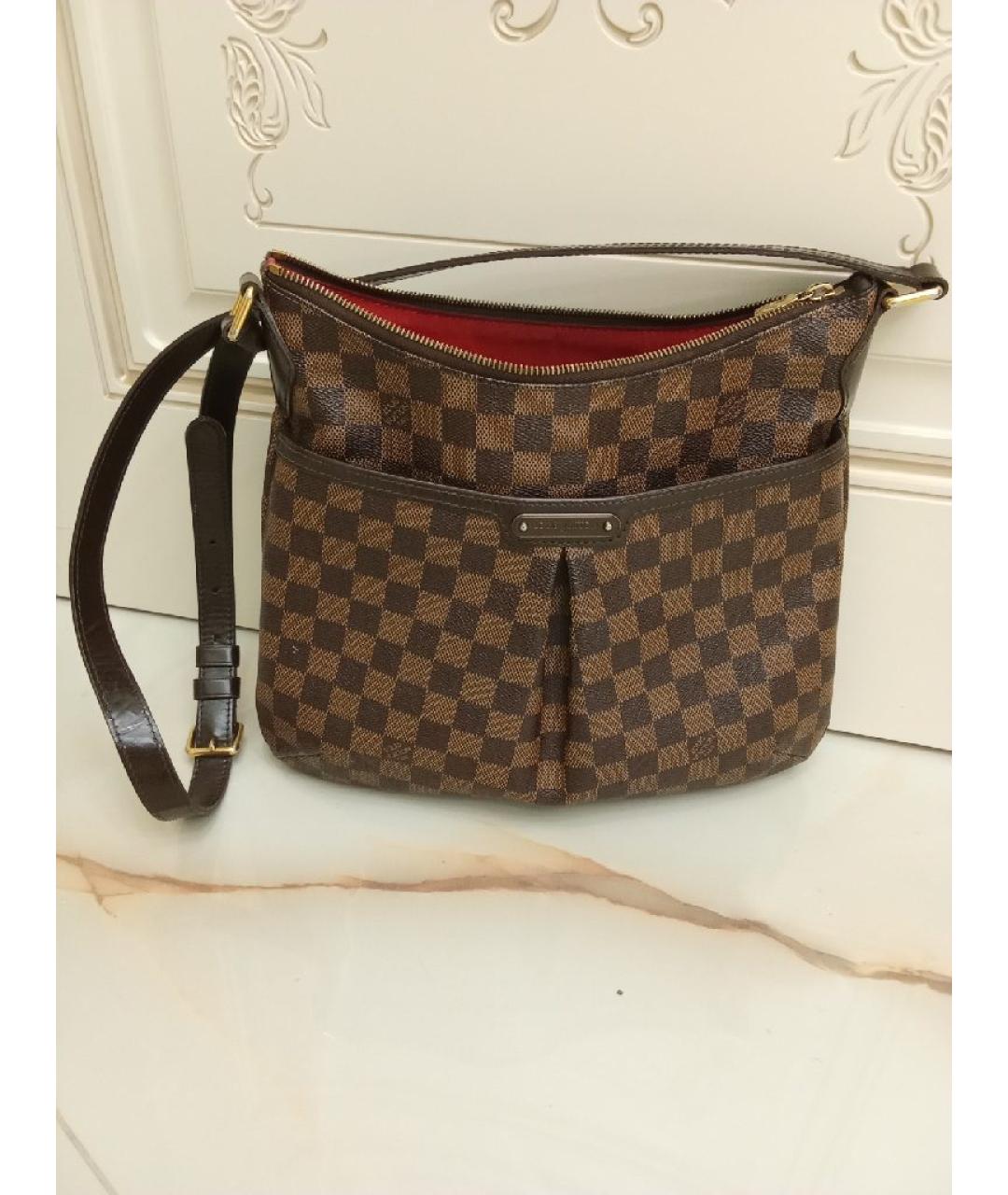 LOUIS VUITTON Коричневая сумка через плечо из канвы, фото 9