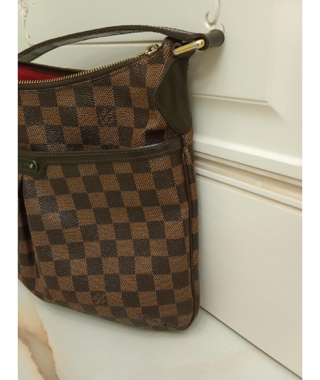LOUIS VUITTON Коричневая сумка через плечо из канвы, фото 3