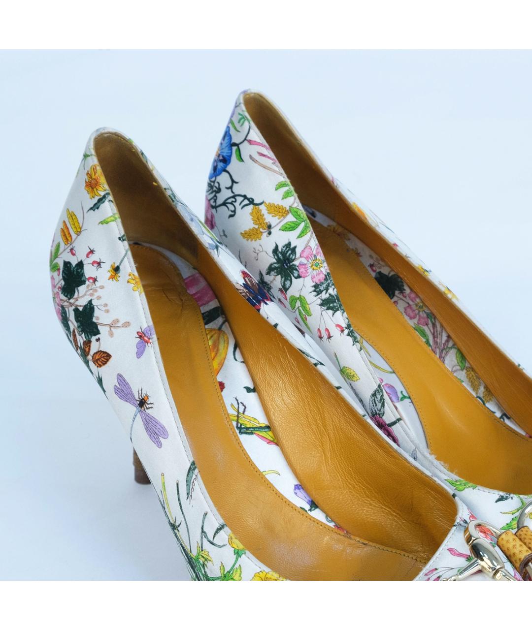 GUCCI Мульти текстильные туфли, фото 5