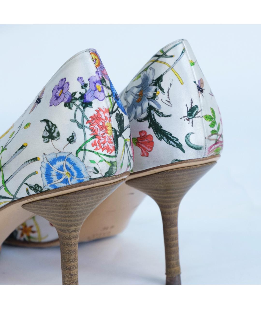 GUCCI Мульти текстильные туфли, фото 6