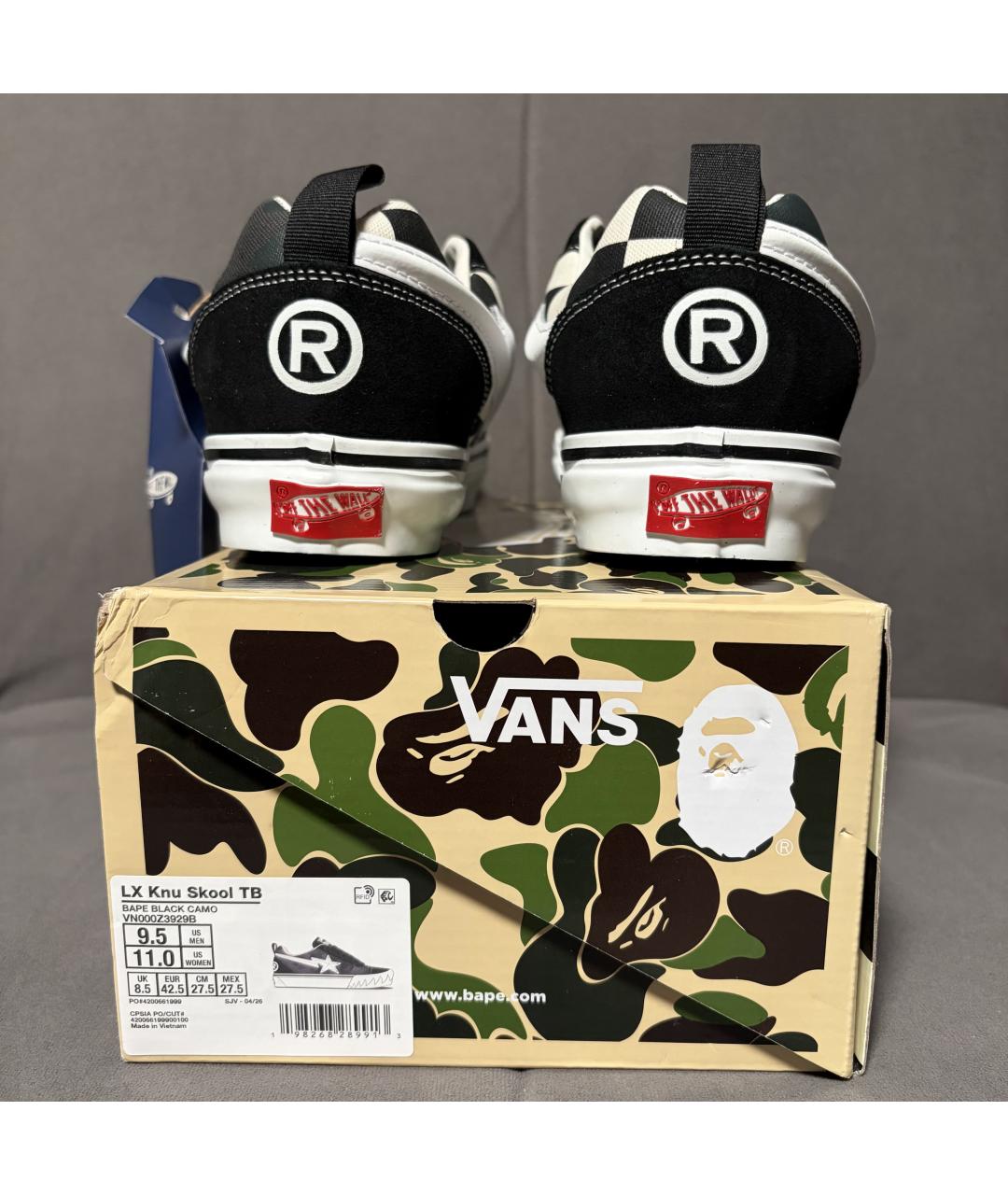 VANS Черные кеды, фото 9