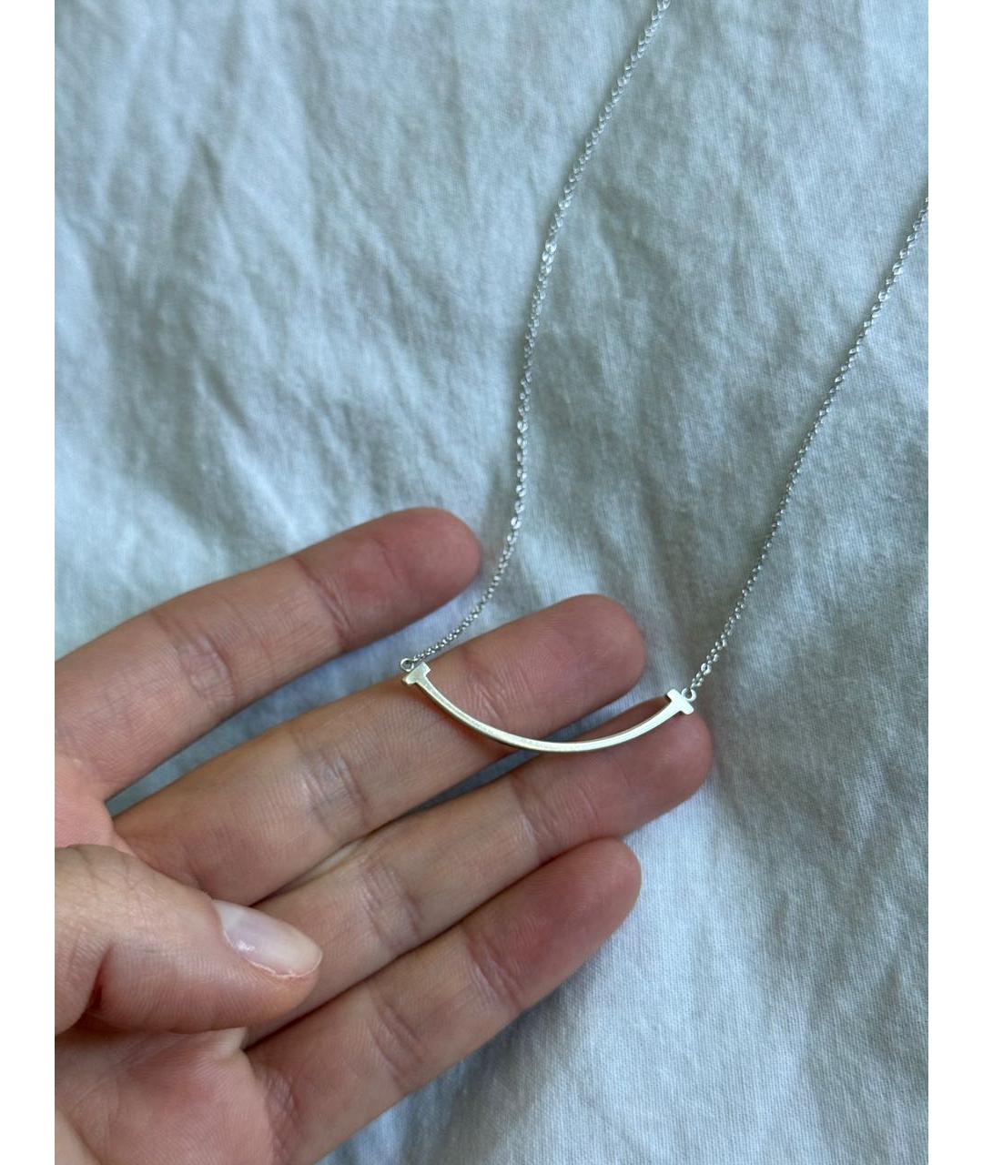 TIFFANY&CO Белое колье из белого золота, фото 2