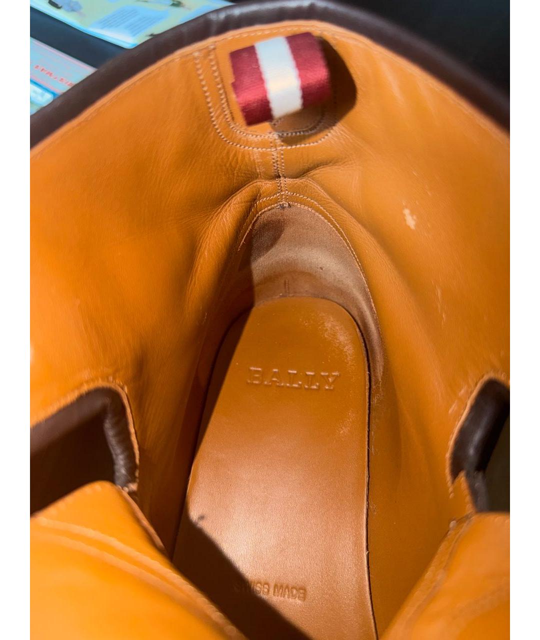BALLY Коричневые замшевые высокие ботинки, фото 6