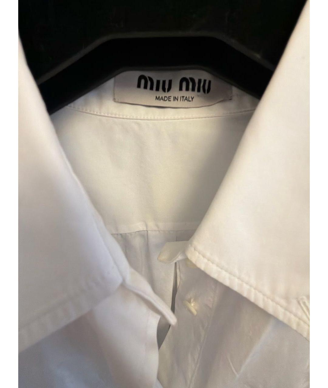 MIU MIU Белая рубашка, фото 3
