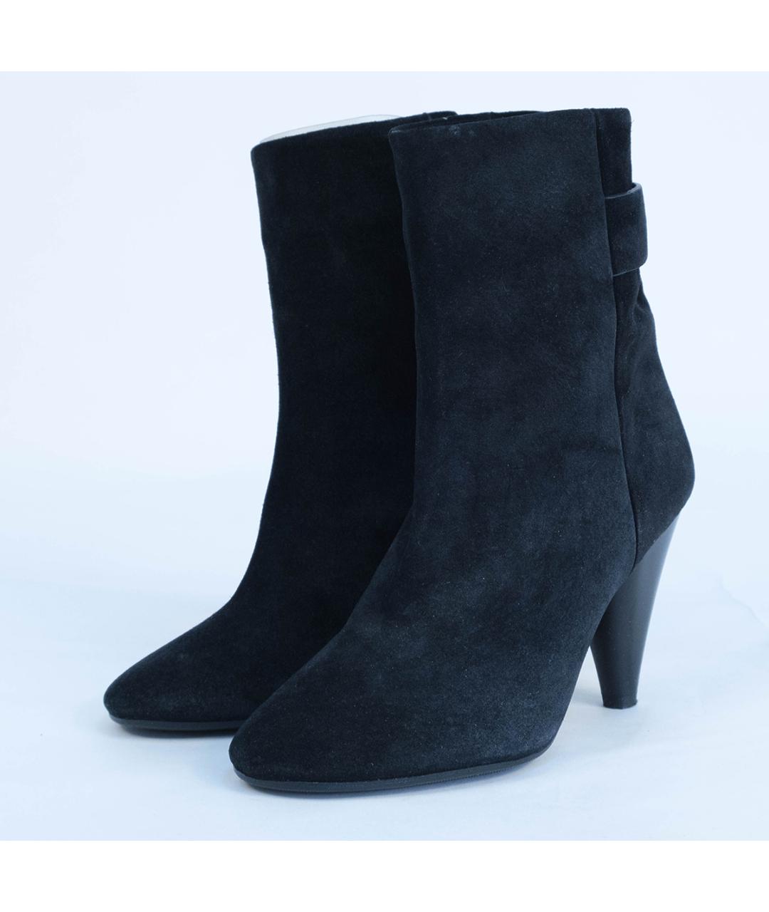 ISABEL MARANT Черные замшевые ботильоны, фото 3