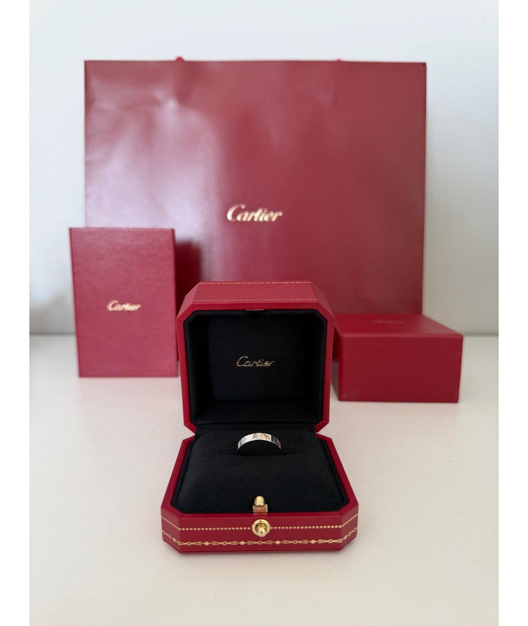 CARTIER Серебряное кольцо из белого золота, фото 5