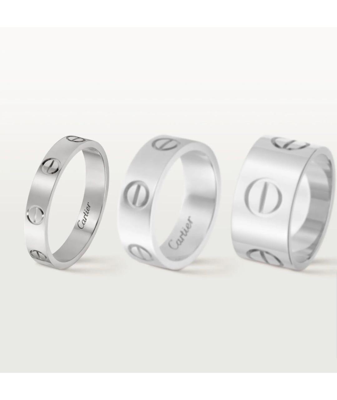 CARTIER Серебряное кольцо из белого золота, фото 3