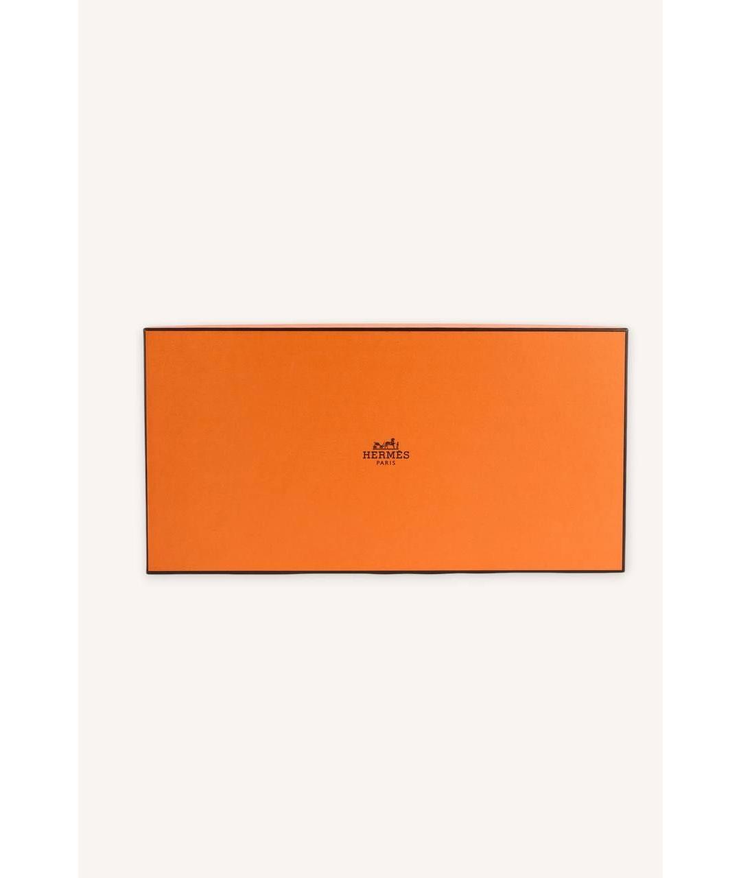 HERMES Розовые кашемировые перчатки, фото 4