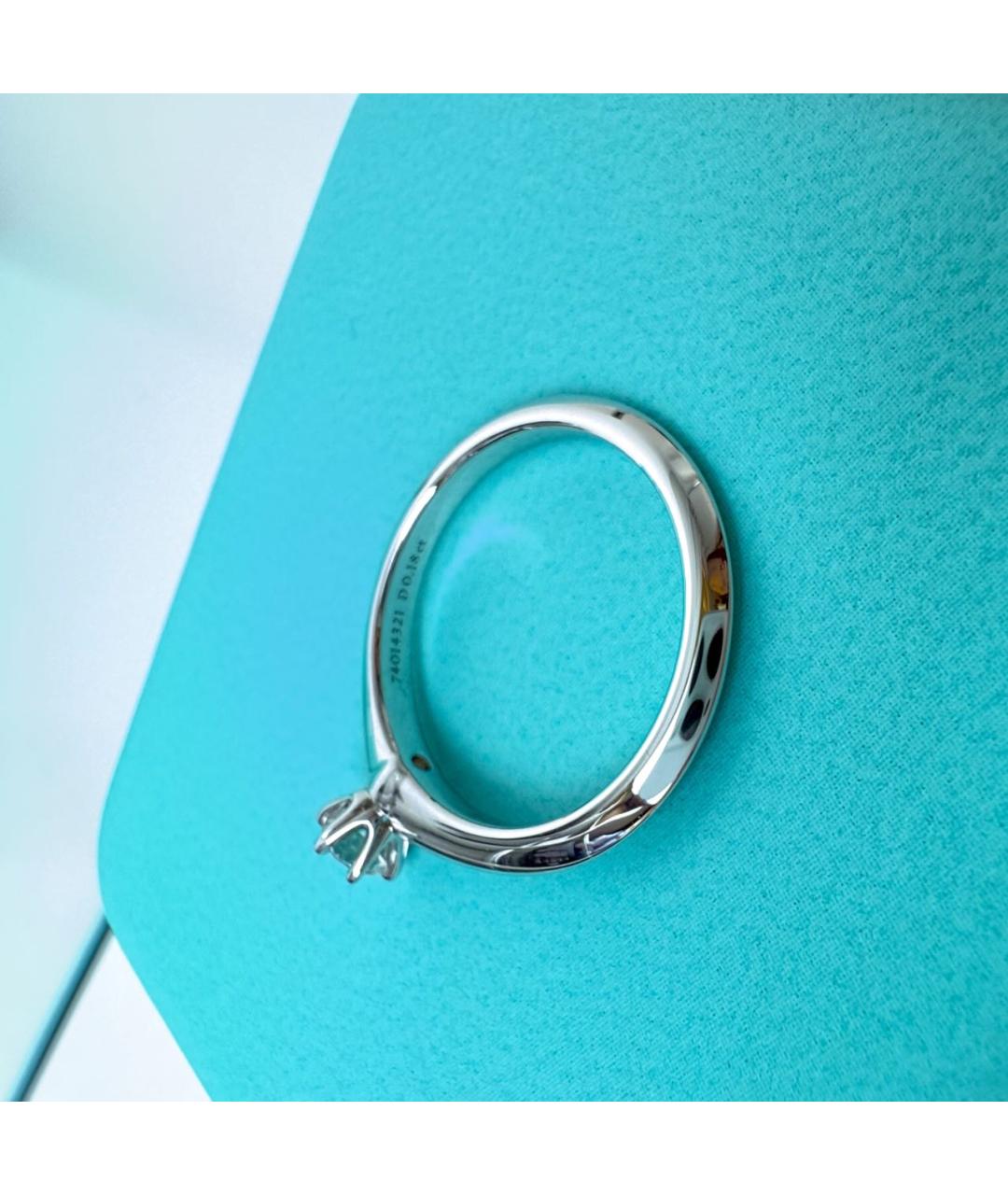 TIFFANY&CO Серебряное платиновое кольцо, фото 2