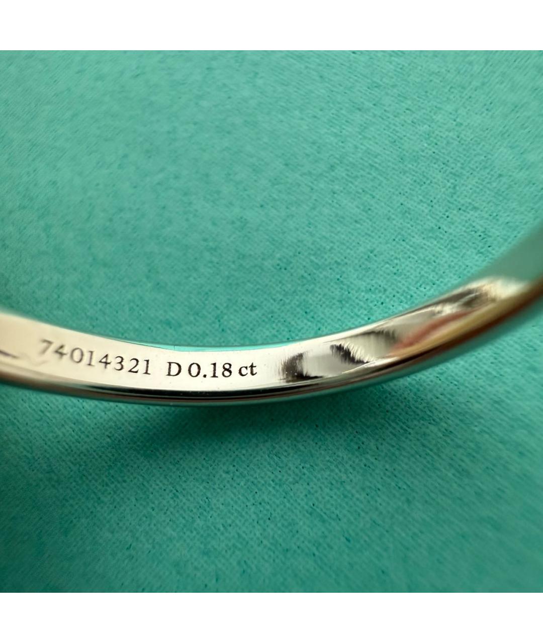 TIFFANY&CO Серебряное платиновое кольцо, фото 4