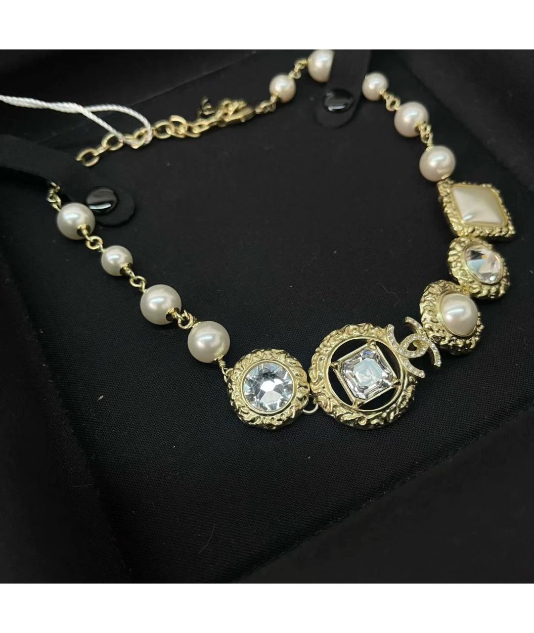 CHANEL Фиолетовая металлическая цепочка, фото 3