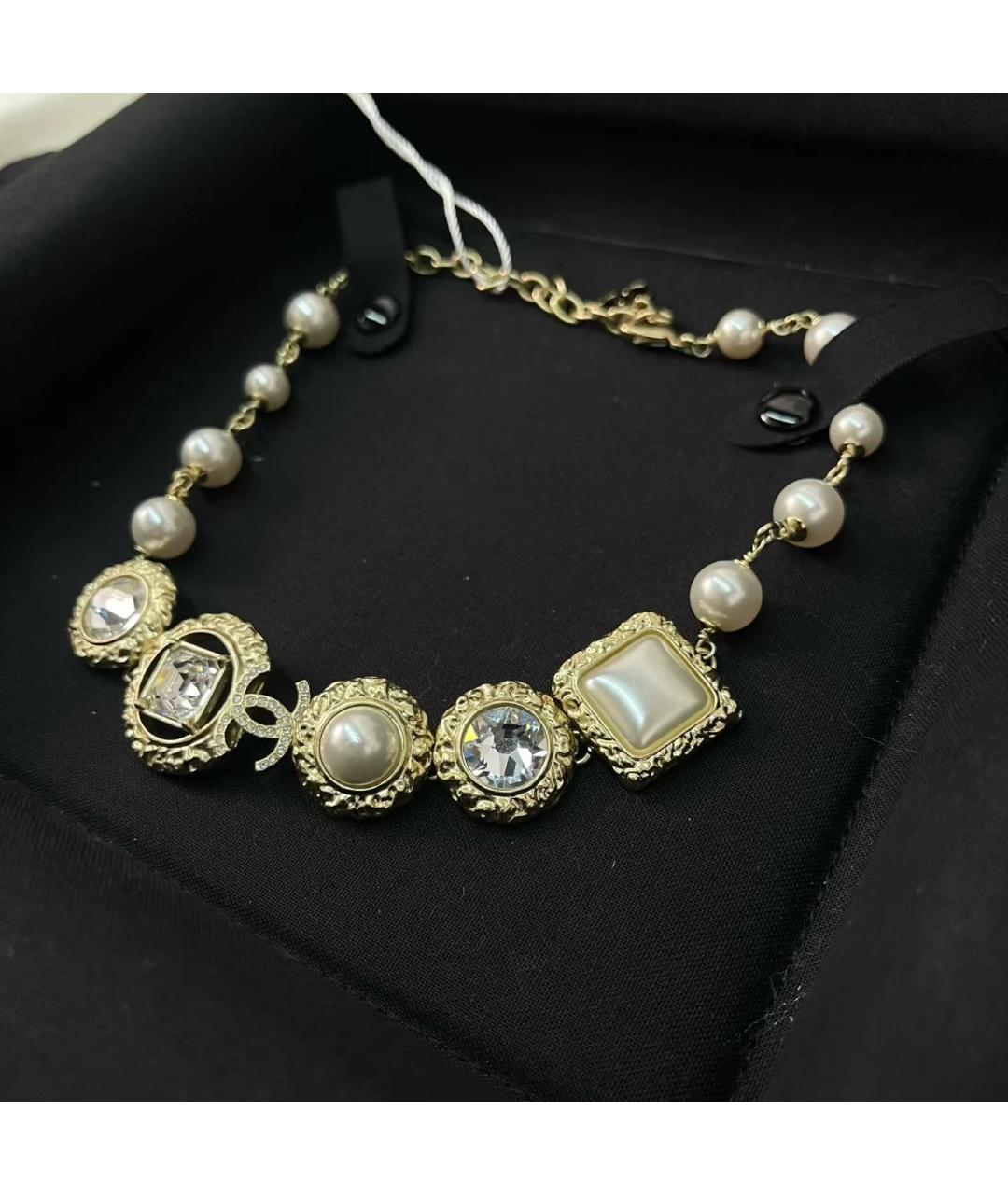 CHANEL Фиолетовая металлическая цепочка, фото 4