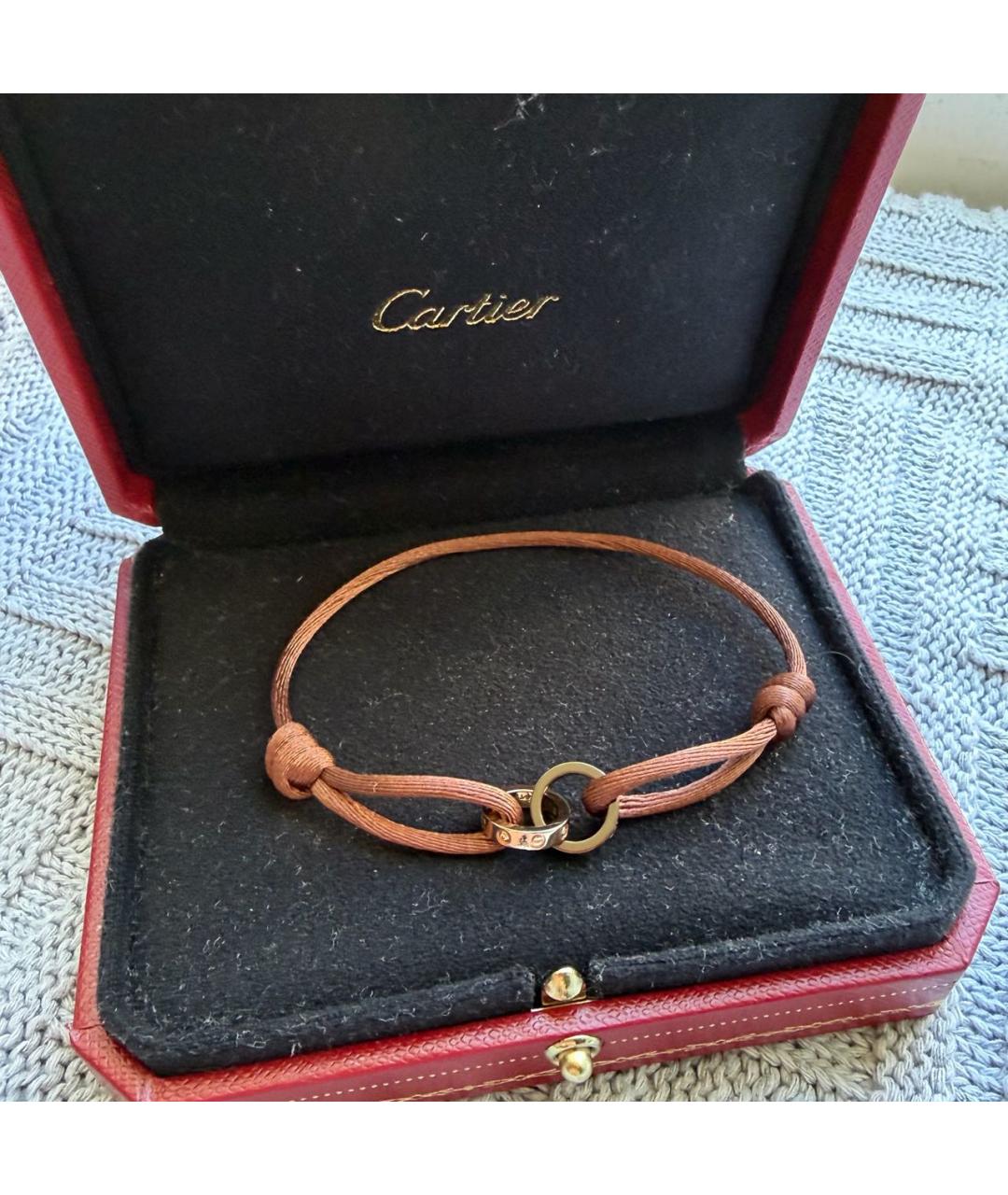 CARTIER Коричневый браслет из розового золота, фото 4