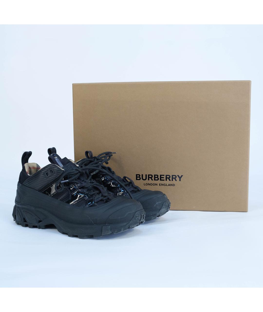 BURBERRY Черные кроссовки, фото 8