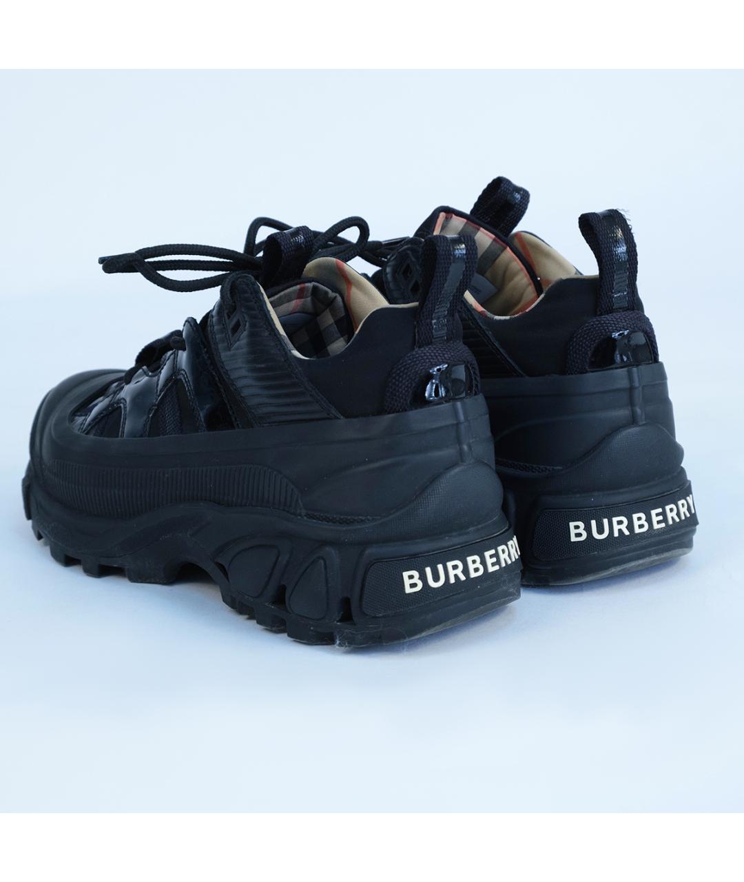 BURBERRY Черные кроссовки, фото 7
