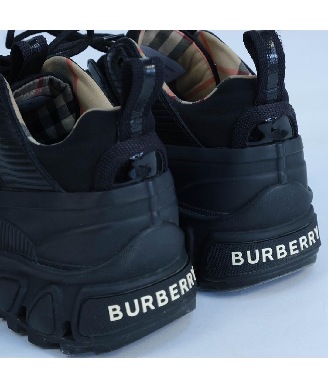 BURBERRY Черные кроссовки, фото 6