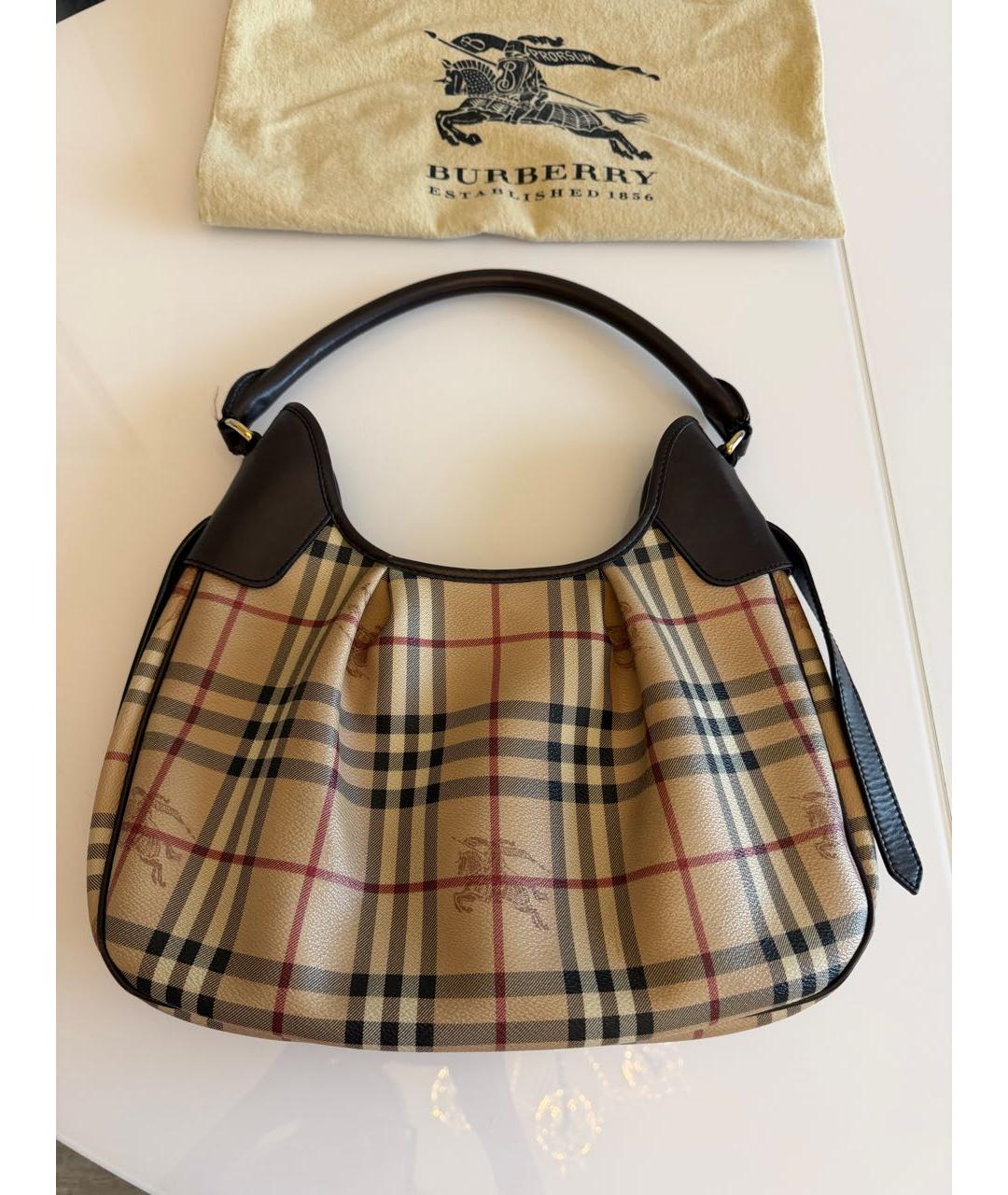 BURBERRY Мульти кожаная сумка с короткими ручками, фото 9