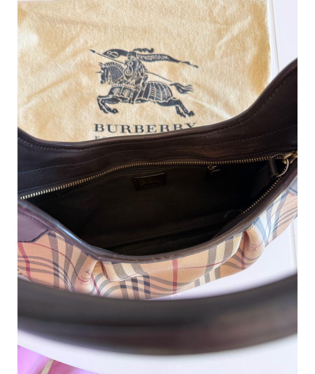 BURBERRY Мульти кожаная сумка с короткими ручками, фото 3